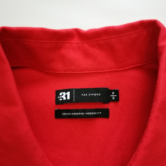 Red Oxford Shirt Small NWT - Picture 6 of 8